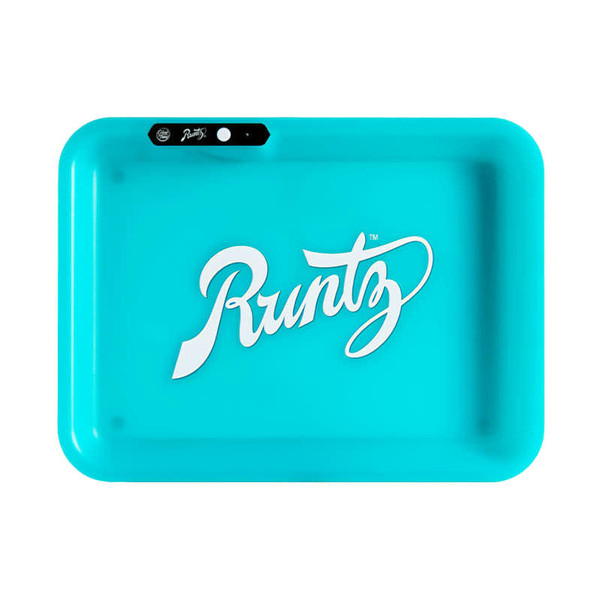 Runtz Glow Rolling Tray - Divine Dark Teal at The Cloud Supply