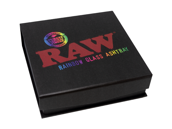 RAW Raw Glass Ashtray - Rainbow at The Cloud Supply