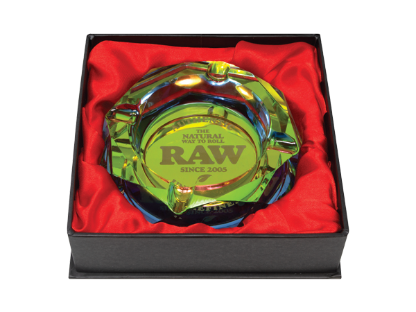 RAW Raw Glass Ashtray - Rainbow at The Cloud Supply