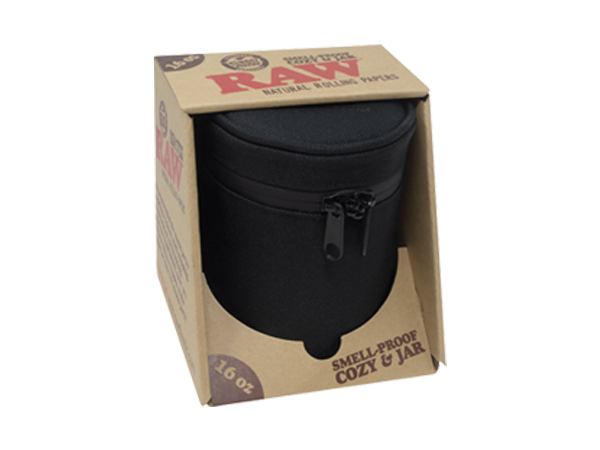 RAW Raw Mason Jar In Smell-Proof Cozy - 1ct at The Cloud Supply