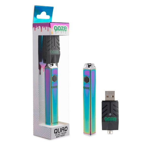 Ooze Quad Battery With Smart USB Charger at The Cloud Supply