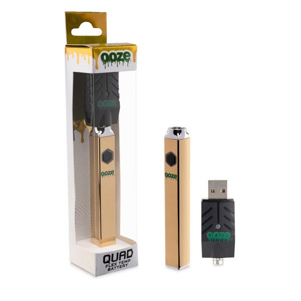 Ooze Quad Battery With Smart USB Charger at The Cloud Supply