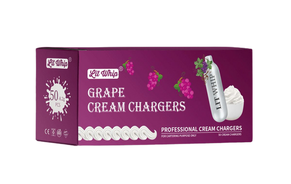 Lit Brands Lit Whip Flavored Cream Chargers 12pk - 50ct at The Cloud Supply