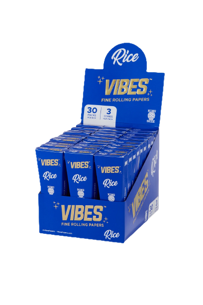 Vibes Cones King Size - Coffin Rice Blue at The Cloud Supply