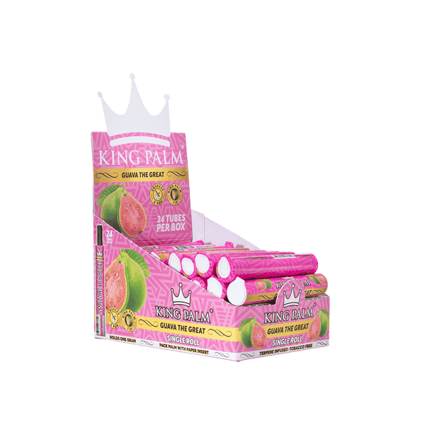  King Palm Mini Cones 1ct - 24 Packs Per Display - Guava The Great  at The Cloud Supply