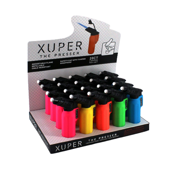 Xuper Torch Display - Presser 20ct  at The Cloud Supply