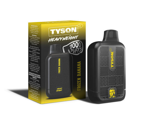  Tyson 2.0 Heavyweight Rechargeable Disposable - 5% 7000 Puffs - 10pk  at The Cloud Supply