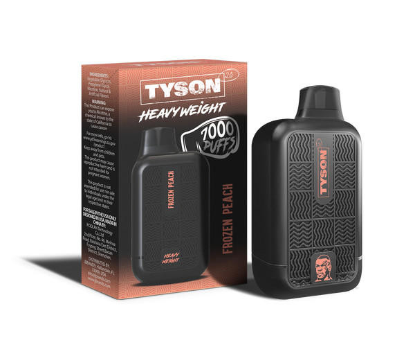  Tyson 2.0 Heavyweight Rechargeable Disposable - 5% 7000 Puffs - 10pk  at The Cloud Supply