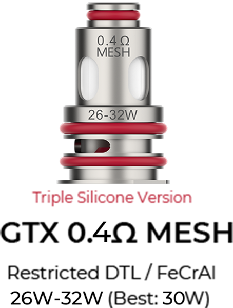 Vaporesso GTX Coil 5pk  at The Cloud Supply