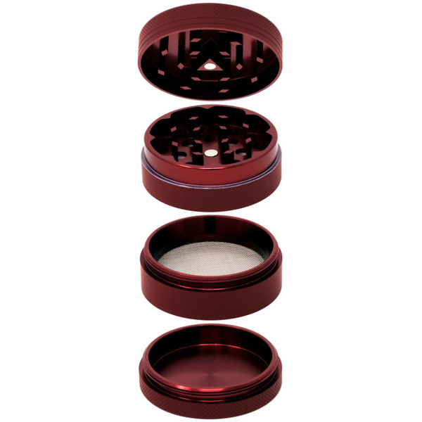 Cali Crusher Powder Coated 2.5-Inch 4 Piece Matte Finish Hard Top Grinder  at The Cloud Supply