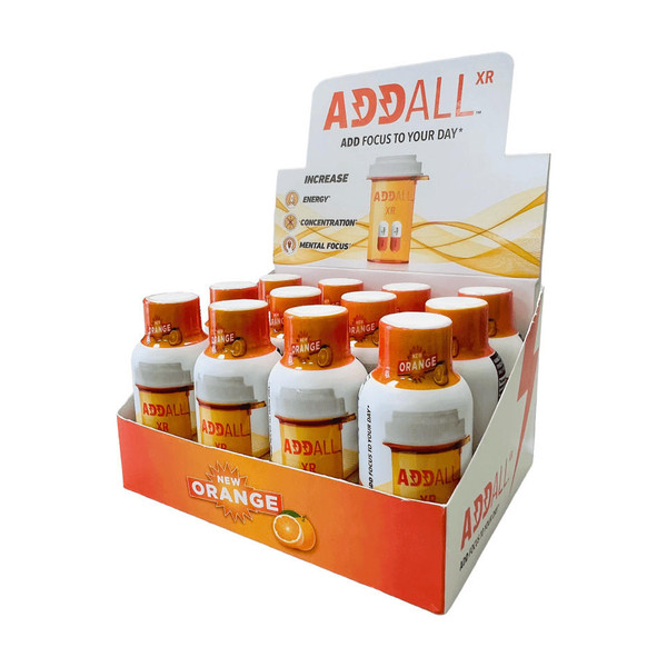 Addall XR Shots Orange - 750mg 2oz - 12ct  at The Cloud Supply