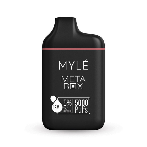  Myle Meta Box Disposables -  5% 5000 puffs -  10pk  at The Cloud Supply