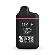 Myle Meta Box Disposables - 5% 5000 puffs - 10pk Myle Disposables The Cloud Supply