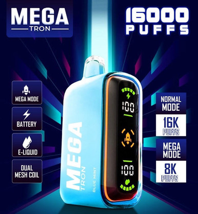 Mega Tron 16k Puffs Disposable: Flavor, Power, and Performance