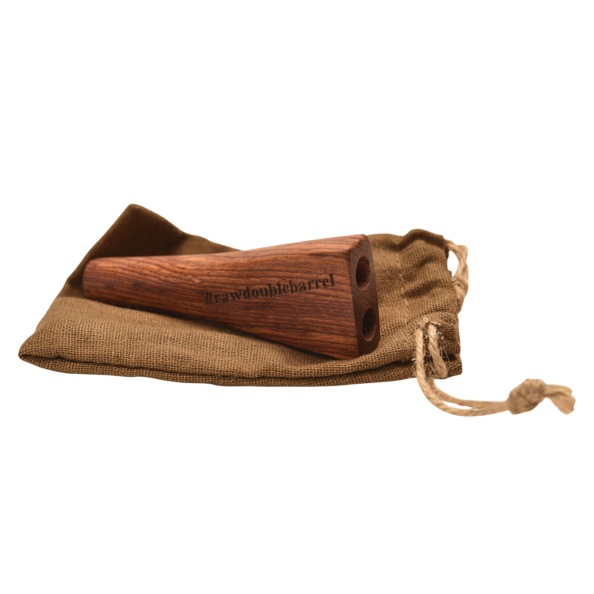 wooden cigarette holder raw Trident  RAWthentic RAW Double Barrel Joint Holder