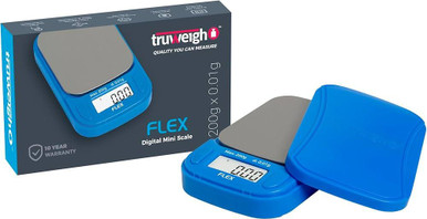 Truweigh Flex Mini Scale 200g x 0.01g Blue  at The Cloud Supply