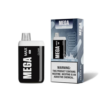 Mega Vape Mega Max Rechargeable Disposable(Unflavored) - 10,000 Puffs - 5pk  at The Cloud Supply