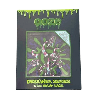 Ooze Octo 1/8oz Mylar Bags Smell Proof 12ct  at The Cloud Supply