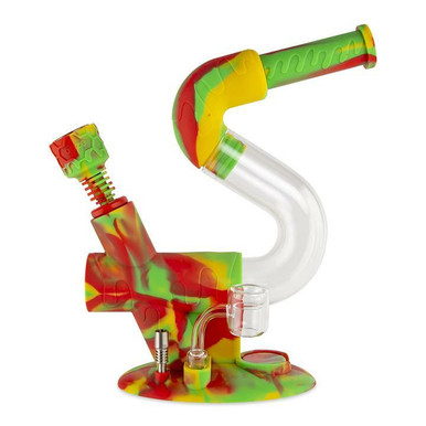 Ooze Ooze Swerve Silicone Water Pipe and Nectar Collector at The Cloud Supply