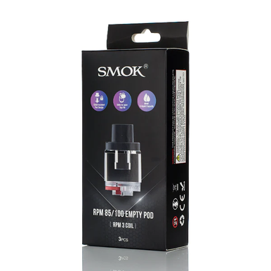 SMOK Rpm 85/100 Empty Pod - 3pk (Cross-Compatible - RPM3) - The Cloud ...