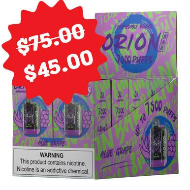Lost Vape Orion Bar Rechargeable Disposable - 5% 7500 Puffs  - 10pk  at The Cloud Supply