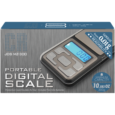CR Scales Cr Digital Scales CR MZ300 Black 300g x 0.01g  at The Cloud Supply