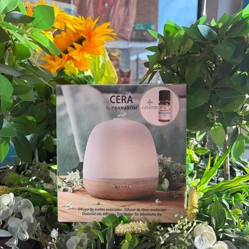 PRANAROM DIFUSOR CERA-MADERA