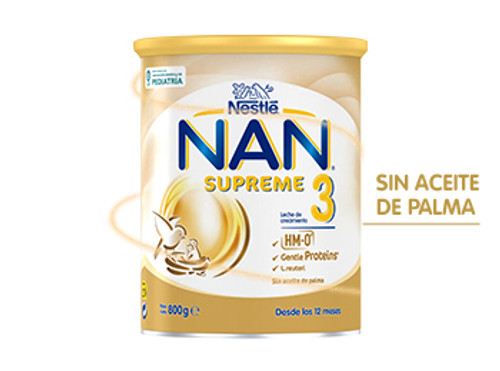 Nestlé nan supreme 3 leche 800 g