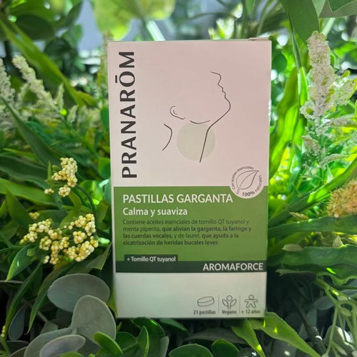 PRANAROM AROMAFORCE CALMA Y SUAVIZA PASTILLAS