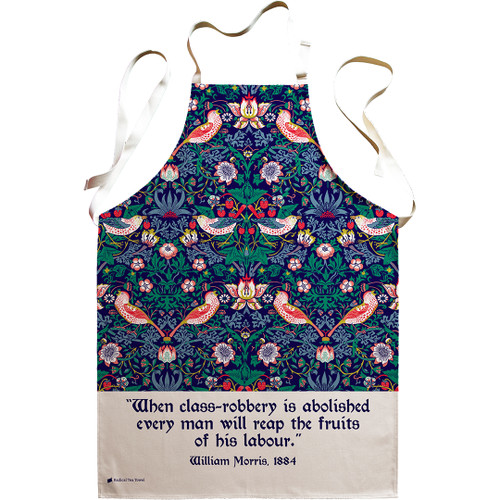 William Morris Strawberry Thief apron