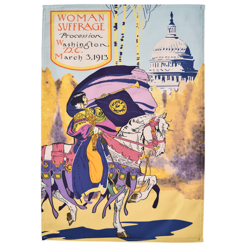 Washington DC Suffrage tea towel