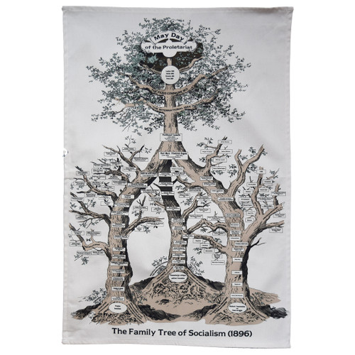 Family Tree of Socialism tea towel