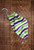 Suffragette Stripes face mask with elastic