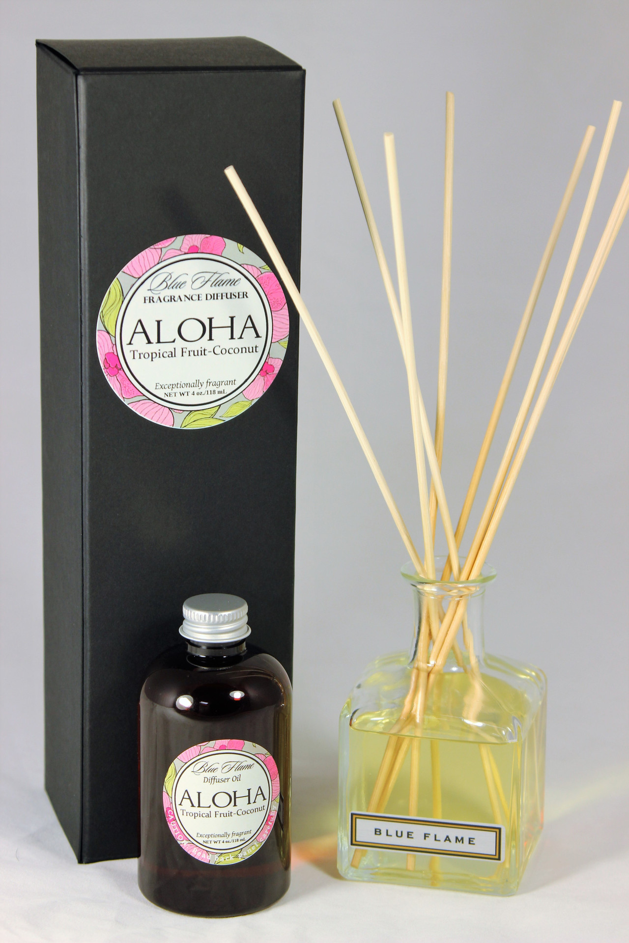 Aloha Fragrance Diffuser Blue Flame Candles
