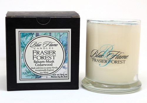 Gift boxed large Frasier Forest candle.