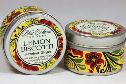 Lemon Biscotti Travel Tin