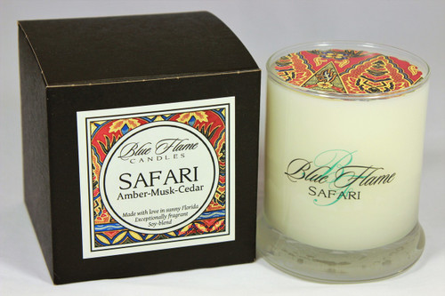 Gift boxed large Safari candle.