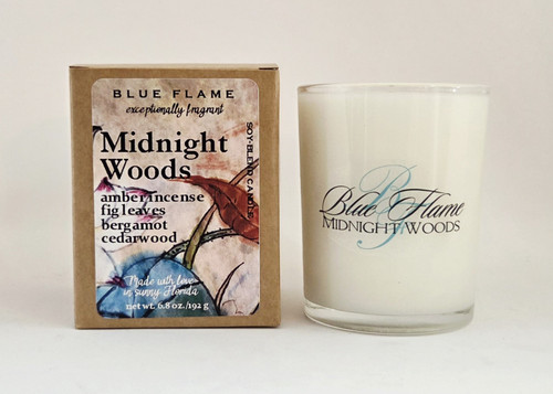 medium Midnight Woods candle