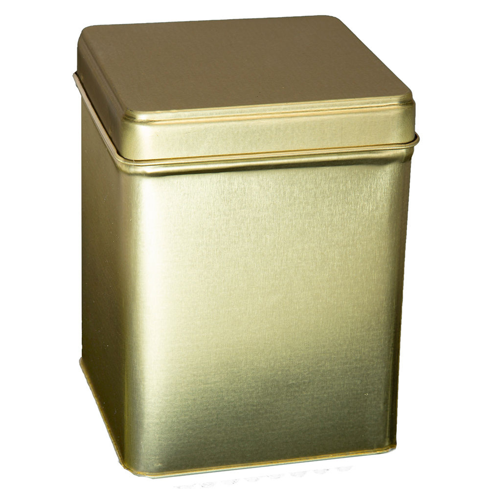 Tin with Hinge - Gold - 4 oz