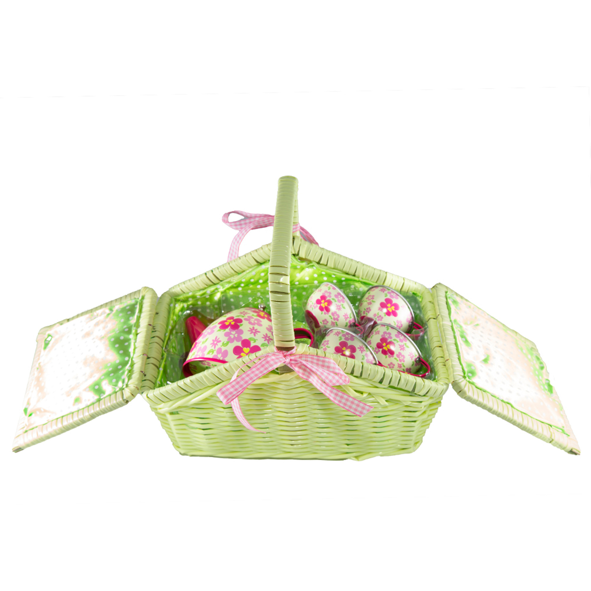 child's picnic basket set