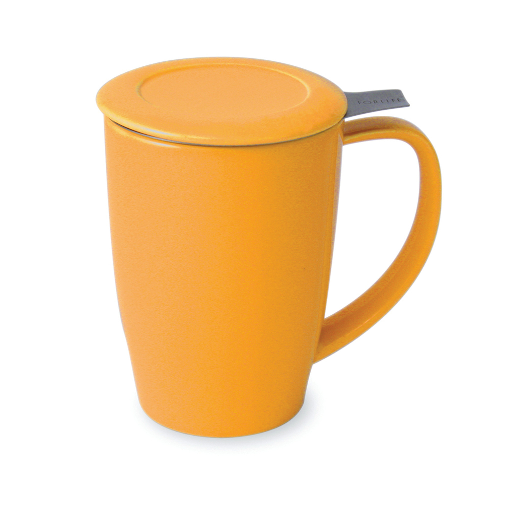 Curve Mug with Infuser 15 oz (15 oz. / Turquoise) - 15 oz. Turquoise of , by Harney & Sons Fine Teas