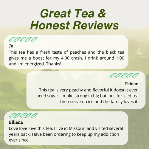 Peach Paradise - Black Tea 1oz