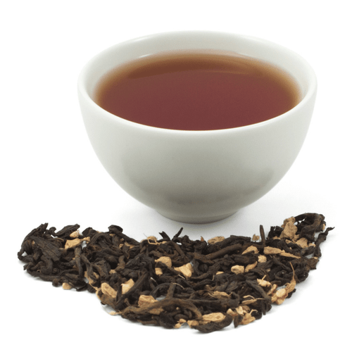 Cup of tea and loose leaf tea