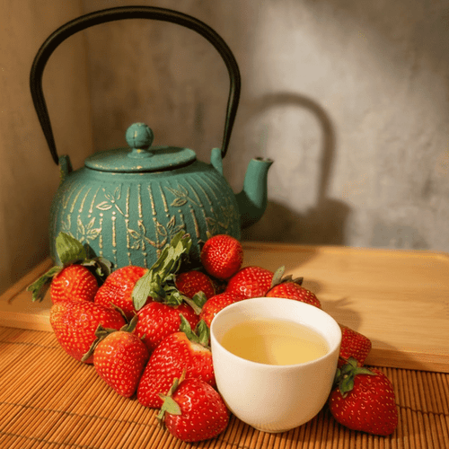 Decaf Strawberry - Green Tea 1oz