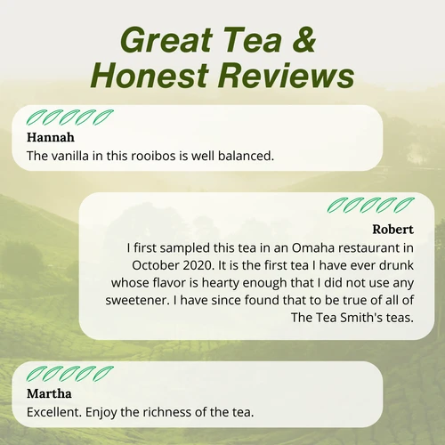 Vanilla Bean Rooibos - Organic Herbal Tea 1oz
