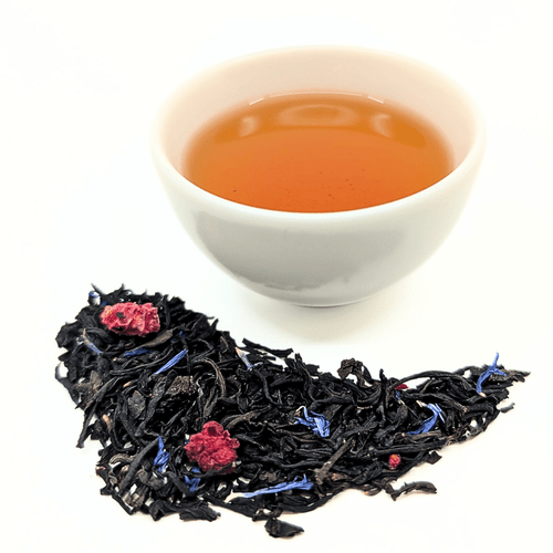 Loose leaf tea and cup