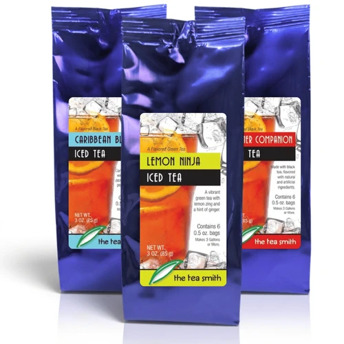 trio of iced tea packs