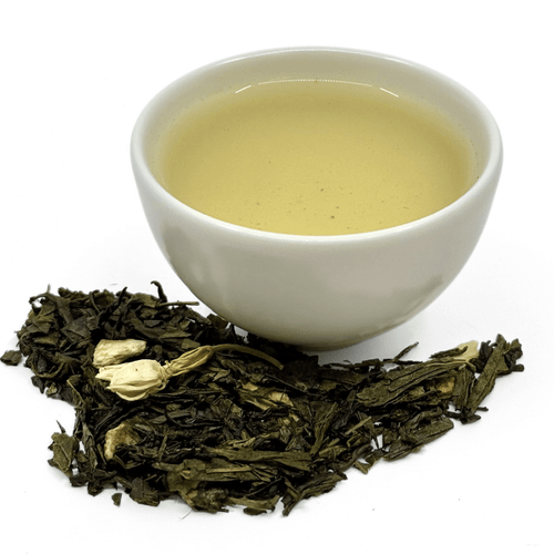 Tea cup and loose leaf tea