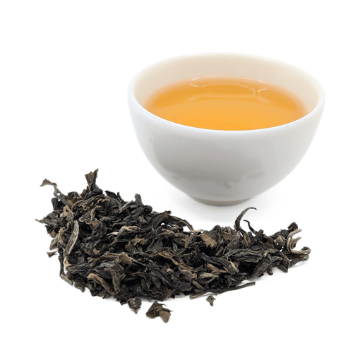 tea cup and loose leaf tea