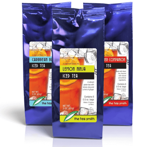 trio of iced tea packs